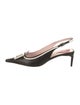 Roger Vivier Patent Leather Slingback Pumps