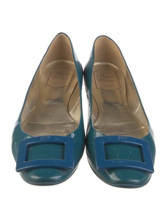 Roger Vivier Patent Leather Flats