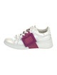 Roger Vivier Leather Colorblock Pattern Sneakers