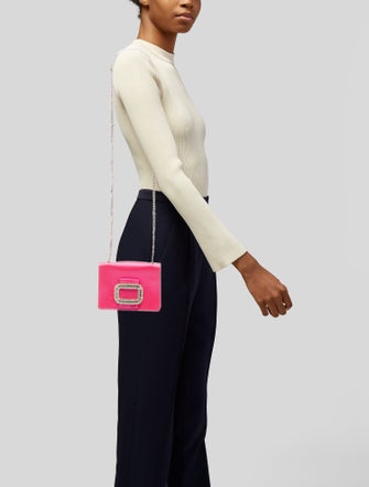Roger Vivier Satin Crossbody Bag