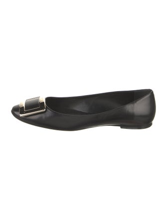 Roger Vivier Leather Ballet Flats