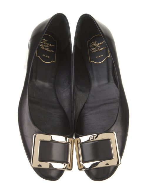 Roger Vivier Leather Ballet Flats