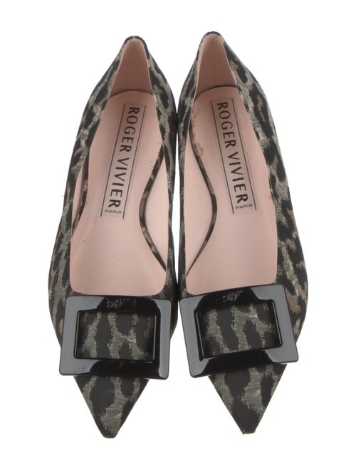 Roger Vivier Animal Print Ballet Flats