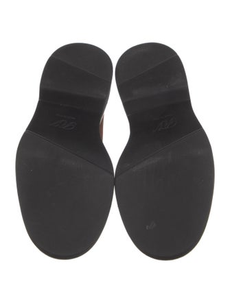 Roger Vivier Suede Crystal Embellishments Loafers