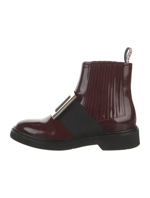 Roger Vivier Patent Leather Chelsea Boots
