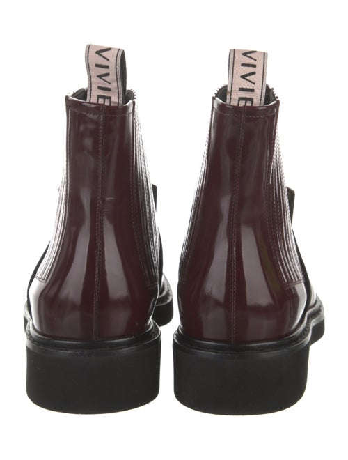 Roger Vivier Patent Leather Chelsea Boots