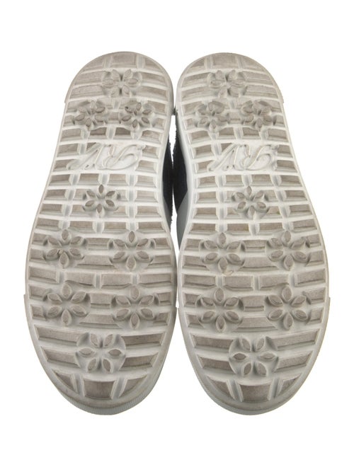 Roger Vivier Denim Colorblock Pattern Sneakers