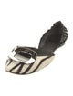 Roger Vivier Ponyhair Animal Print D'Orsay Flats