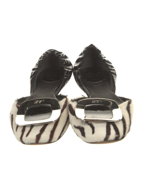 Roger Vivier Ponyhair Animal Print D'Orsay Flats