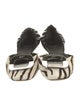 Roger Vivier Ponyhair Animal Print D'Orsay Flats