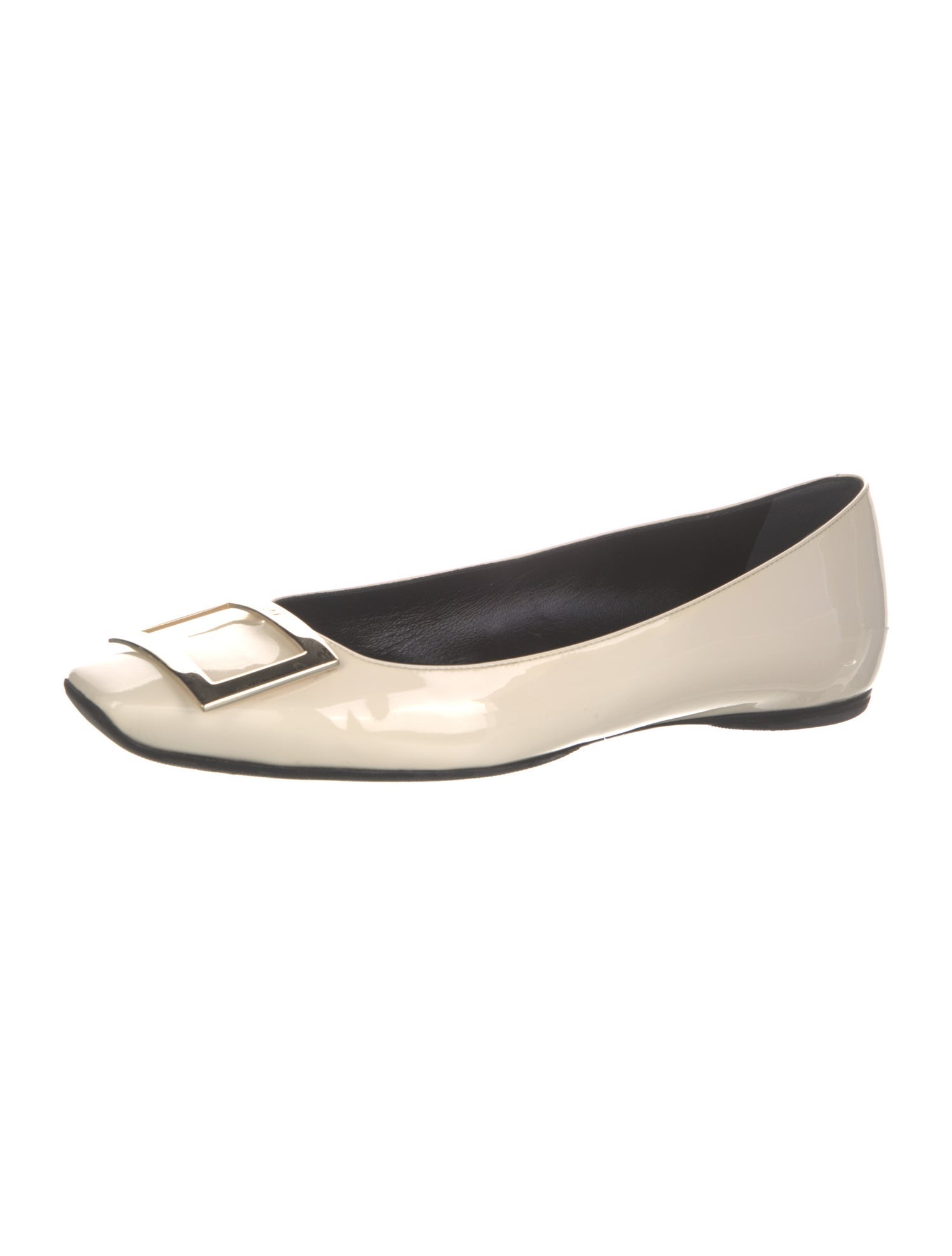 Roger Vivier Patent Leather Ballet Flats