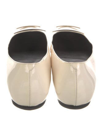 Roger Vivier Patent Leather Ballet Flats