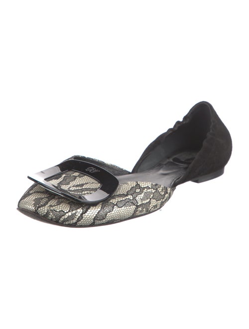 Roger Vivier Animal Print D'Orsay Flats
