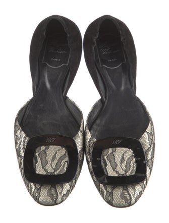Roger Vivier Animal Print D'Orsay Flats