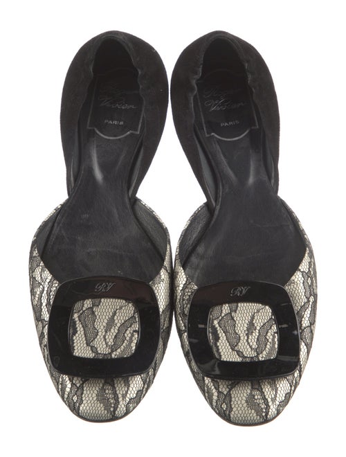 Roger Vivier Animal Print D'Orsay Flats