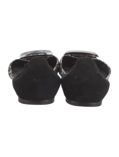 Roger Vivier Animal Print D'Orsay Flats