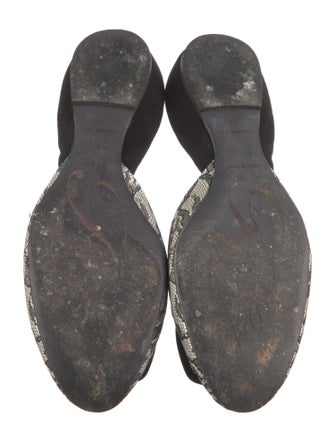 Roger Vivier Animal Print D'Orsay Flats