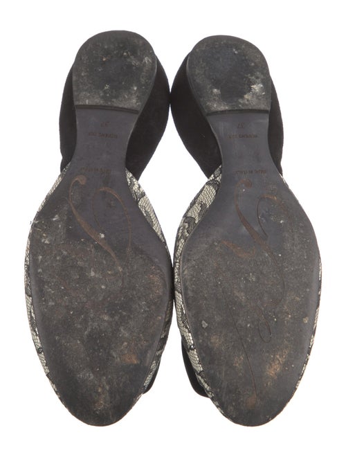 Roger Vivier Animal Print D'Orsay Flats