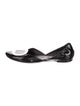 Roger Vivier Patent Leather D'Orsay Flats