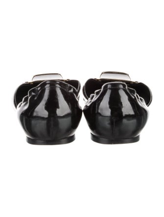 Roger Vivier Patent Leather D'Orsay Flats