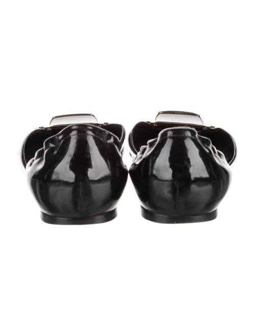 Roger Vivier Patent Leather D'Orsay Flats