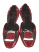 Roger Vivier Patent Leather D'Orsay Flats