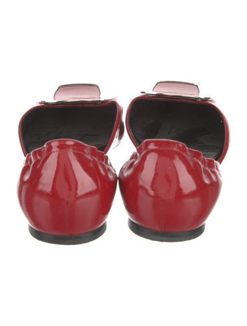 Roger Vivier Patent Leather D'Orsay Flats