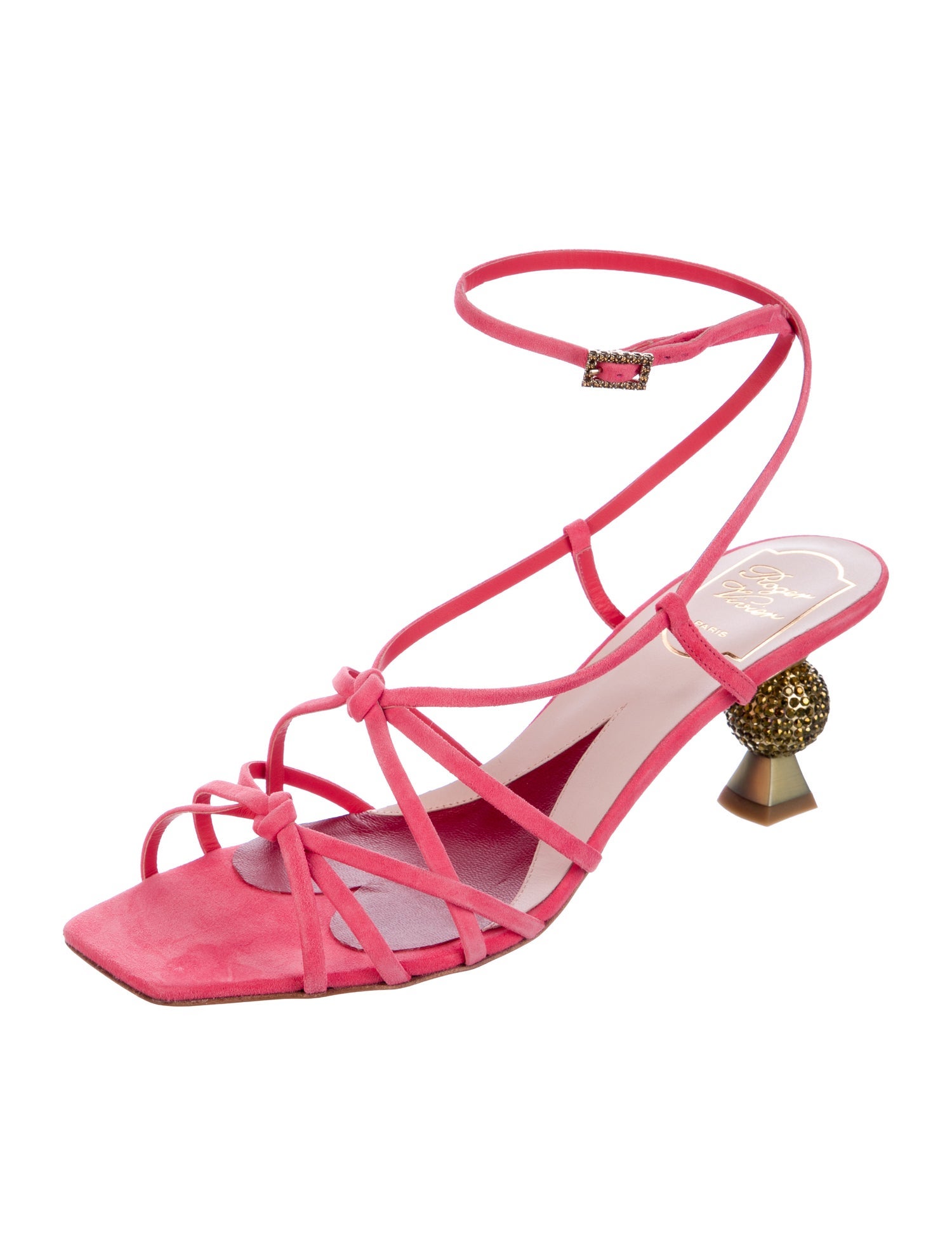 Roger Vivier Suede Slingback Sandals