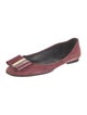Roger Vivier Suede Ballet Flats