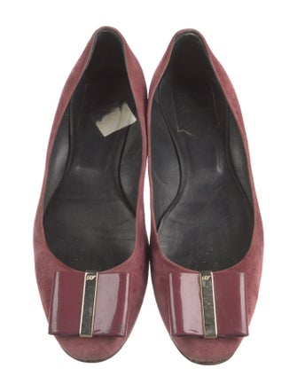 Roger Vivier Suede Ballet Flats
