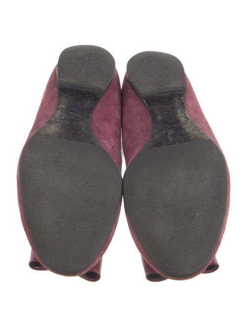 Roger Vivier Suede Ballet Flats