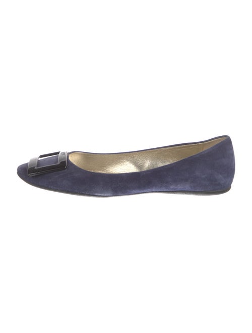 Roger Vivier Suede Ballet Flats