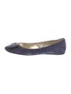 Roger Vivier Suede Ballet Flats