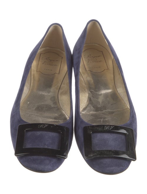 Roger Vivier Suede Ballet Flats