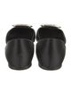 Roger Vivier Satin Crystal Embellishments D'Orsay Flats