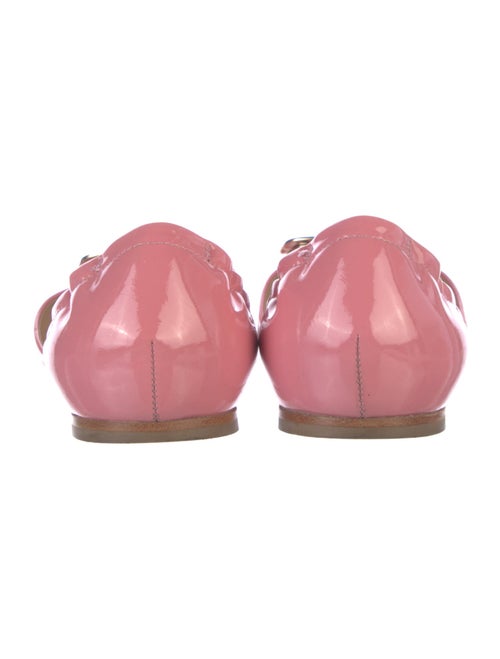 Roger Vivier Patent Leather D'Orsay Flats