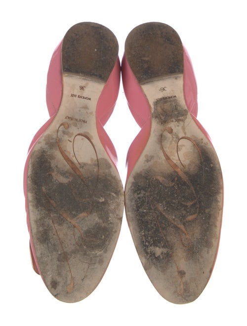 Roger Vivier Patent Leather D'Orsay Flats