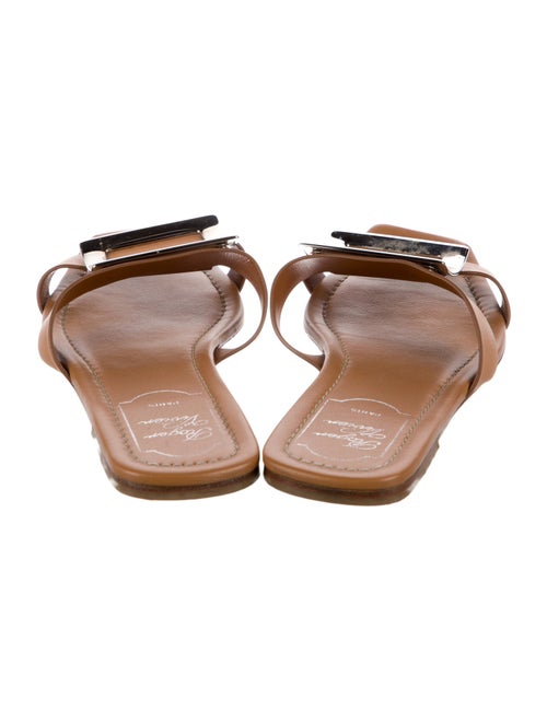 Roger Vivier Leather Slides