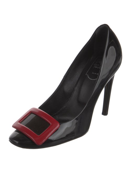 Roger Vivier Patent Leather Printed Pumps