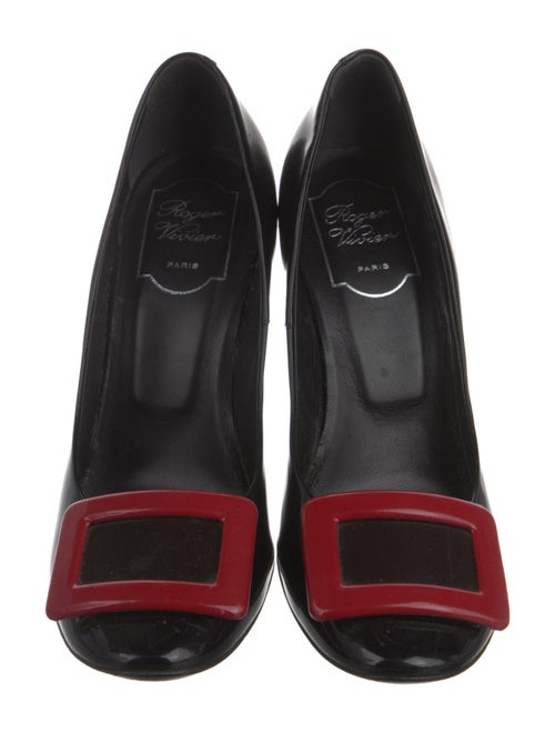Roger Vivier Patent Leather Printed Pumps