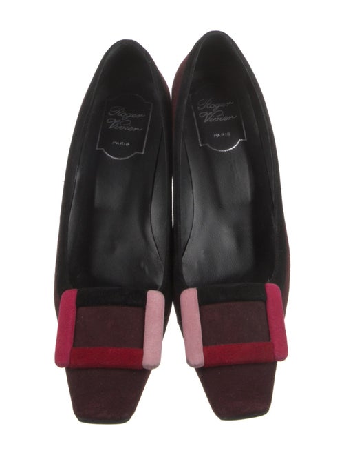 Roger Vivier Suede Flats