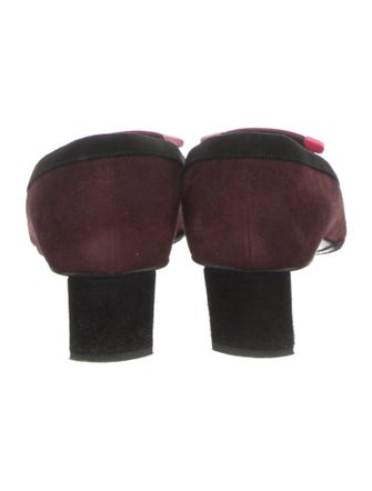 Roger Vivier Suede Flats