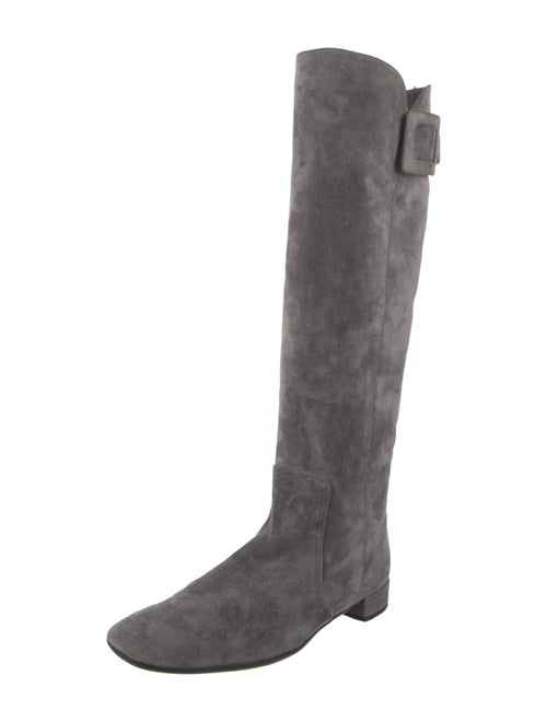 Roger Vivier Suede Riding Boots