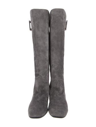 Roger Vivier Suede Riding Boots