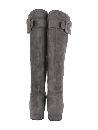 Roger Vivier Suede Riding Boots