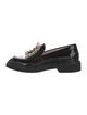 Roger Vivier Patent Leather Crystal Embellishments Loafers