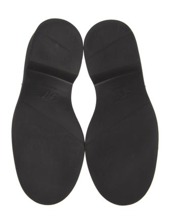 Roger Vivier Patent Leather Crystal Embellishments Loafers