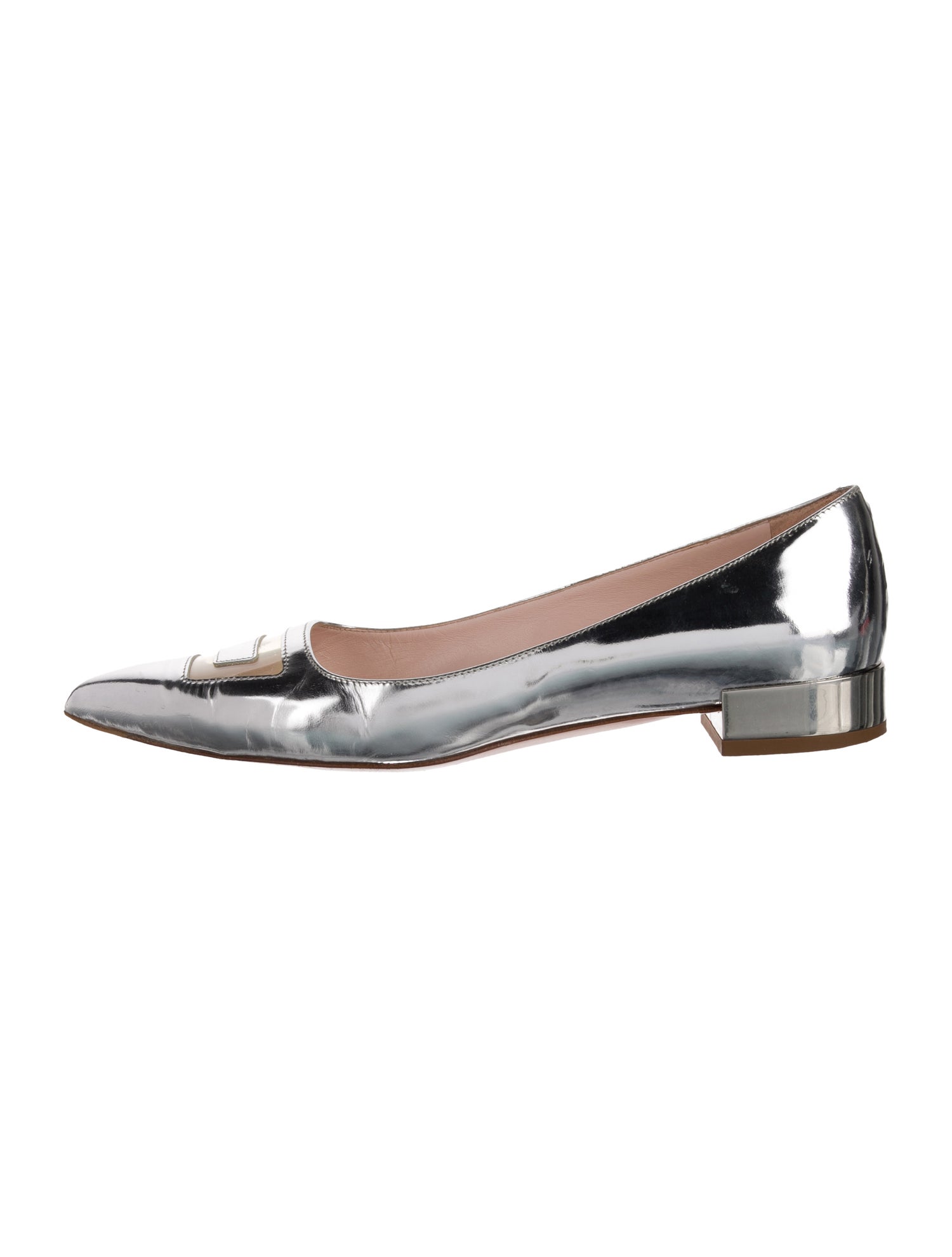 Roger Vivier Patent Leather Ballet Flats