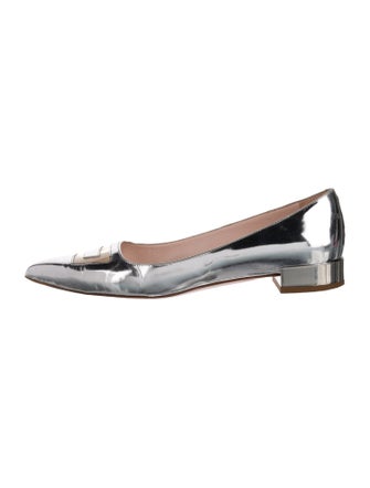 Roger Vivier Patent Leather Ballet Flats