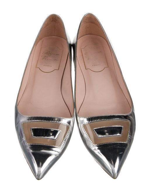 Roger Vivier Patent Leather Ballet Flats